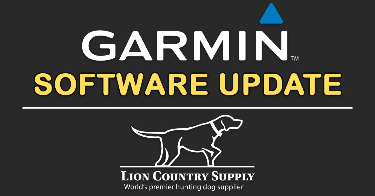 Garmin Software Update Announcement