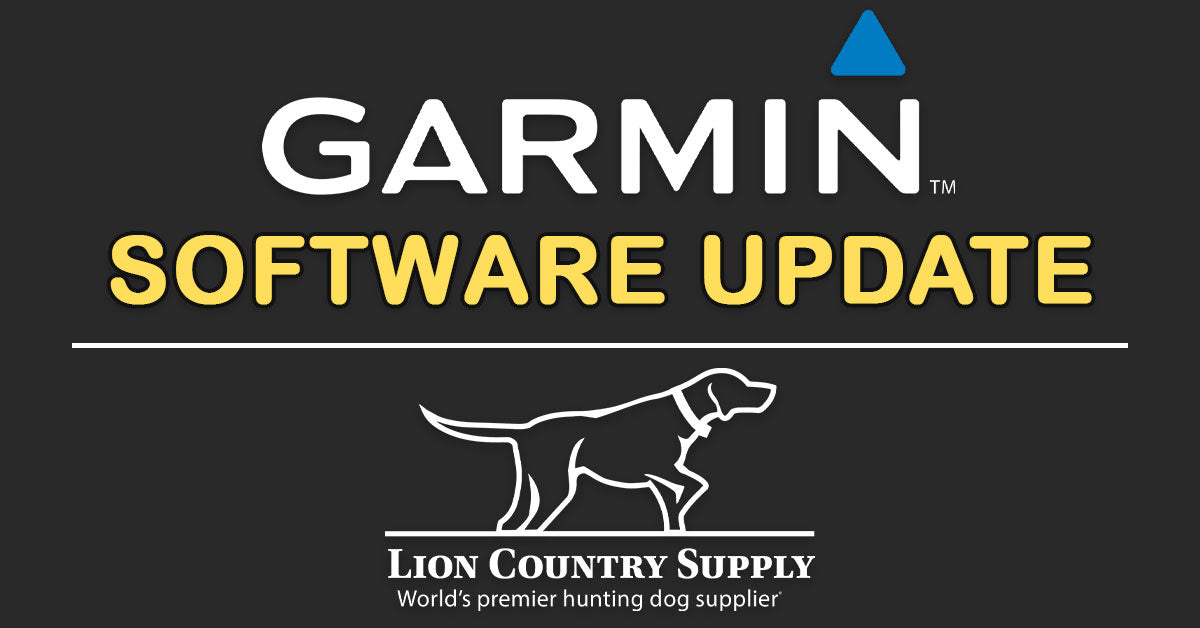 Garmin Alpha® T20 & TT25 Dog Collar Software Update v2.19