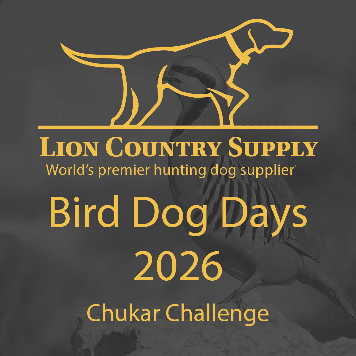 Lion Country Supply Chukar Challenge 2026 - Lion Country Supply
