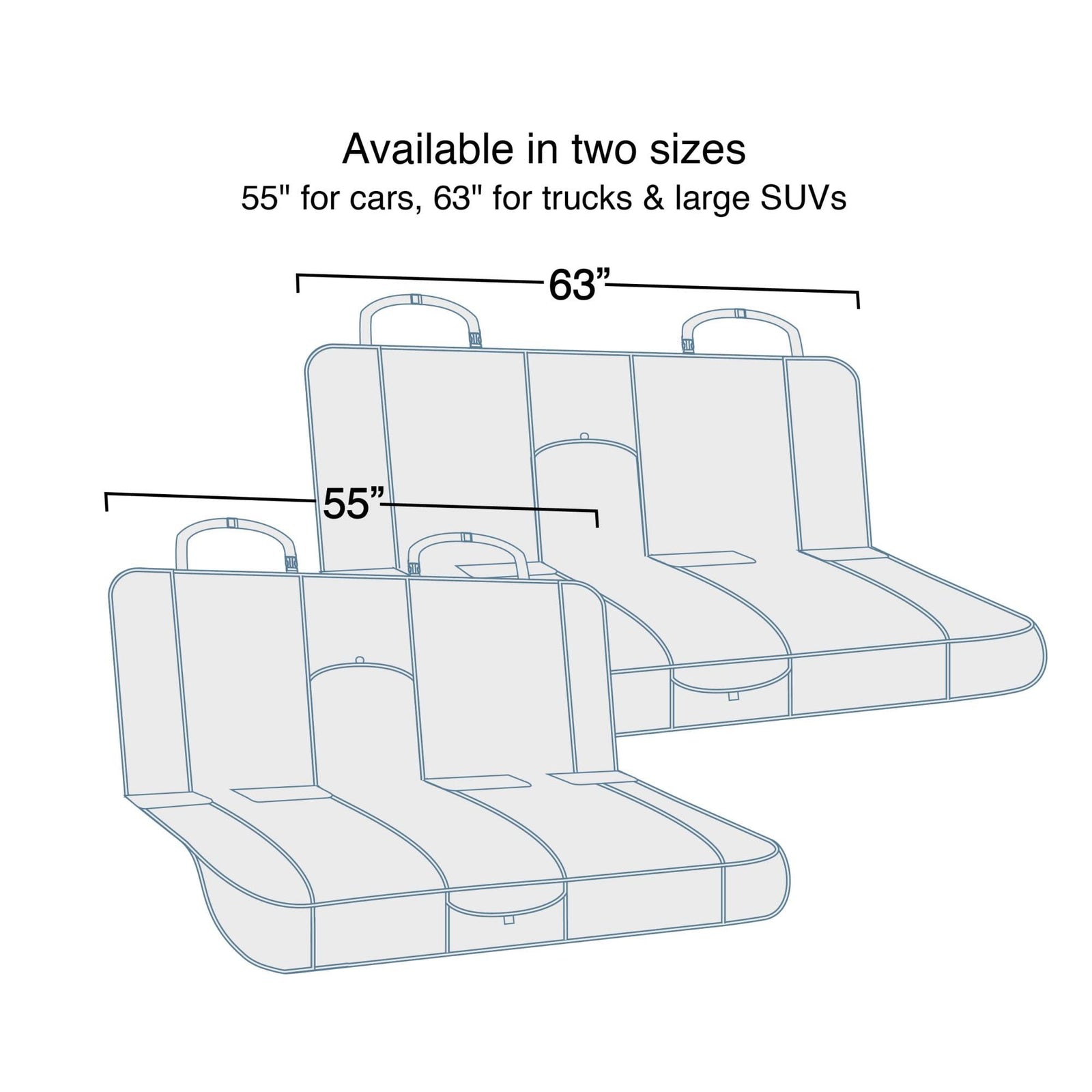 Kurgo Extended Bench Seat Cover - Lion Country Supply