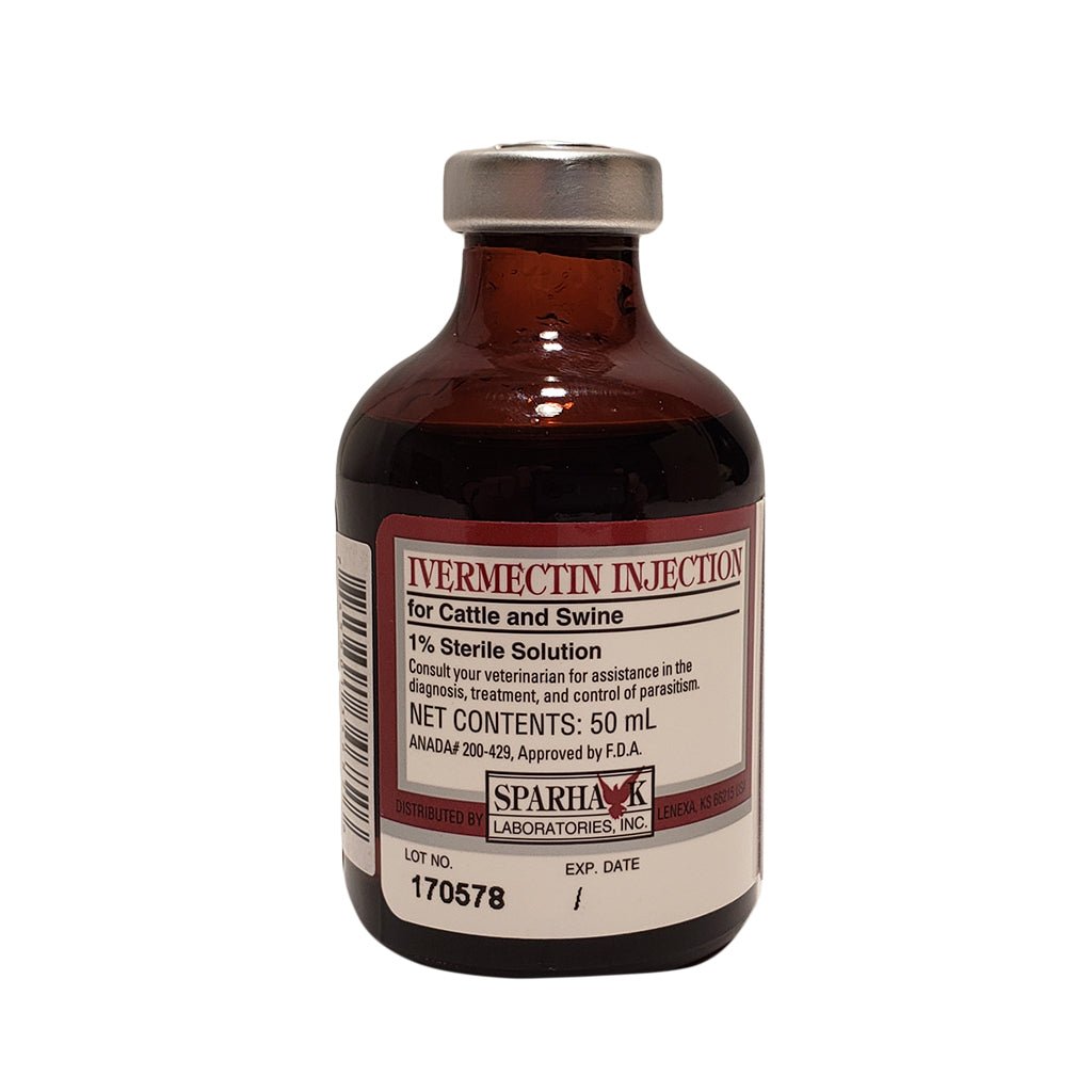 Lambert Vet Supply Ivermectin Injectable 50 ml vial – Hunting Dog Supply