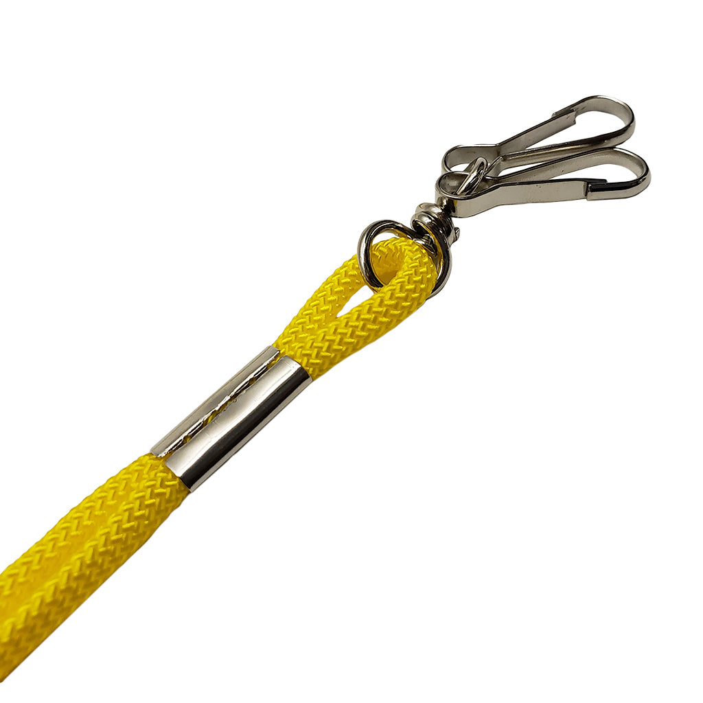 Deluxe Yellow Nylon Lanyard
