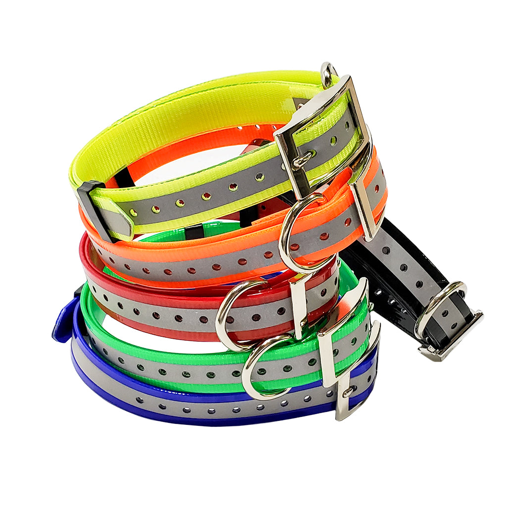 LCS Reflective Collar Strap - 6 Pack