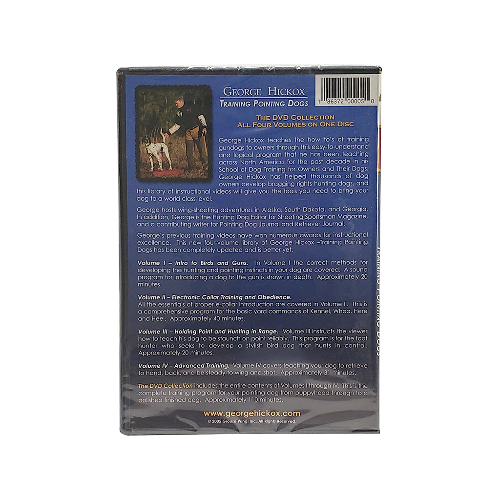 George Hickox Complete Pointing Dog DVD