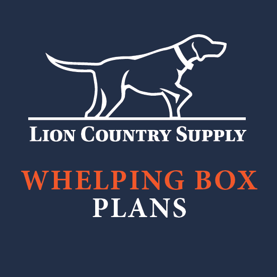 Lion Country Supply LCS Whelping Box Plans (Digital Download) – Hunting Dog Supply