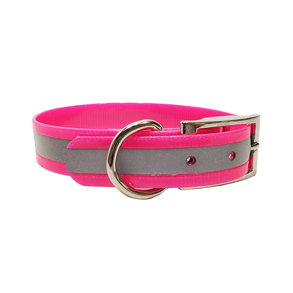 LCS Reflective Dayglo 1 Inch D-Ring Collar