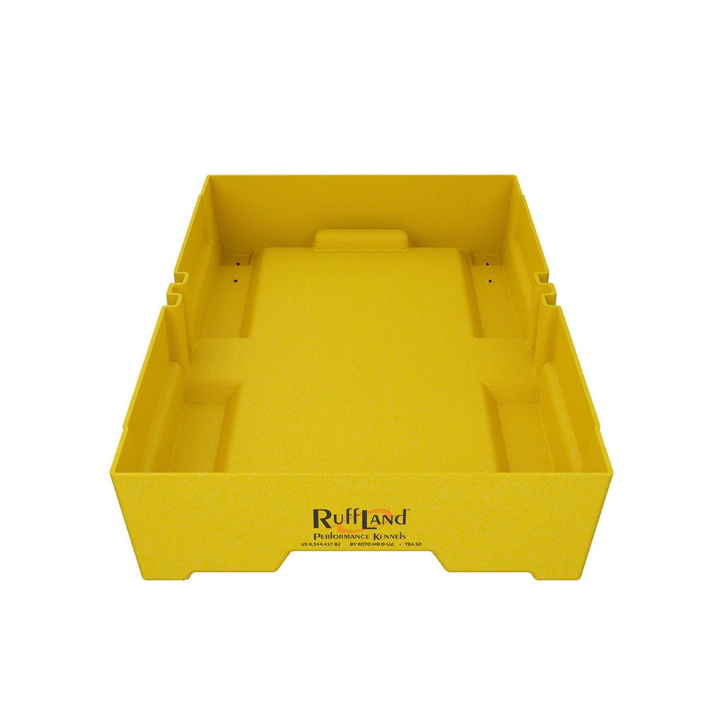 Ruff Land Kennels Tray and Gear Box Gen 2 Sunflower Yellow - Lion Country Supply