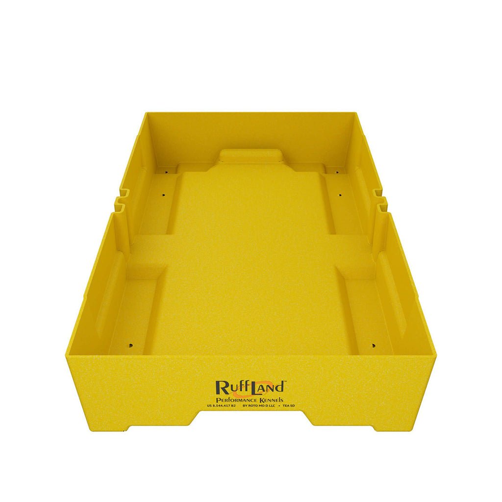 Ruff Land Kennels Tray and Gear Box Gen 2 Sunflower Yellow - Lion Country Supply