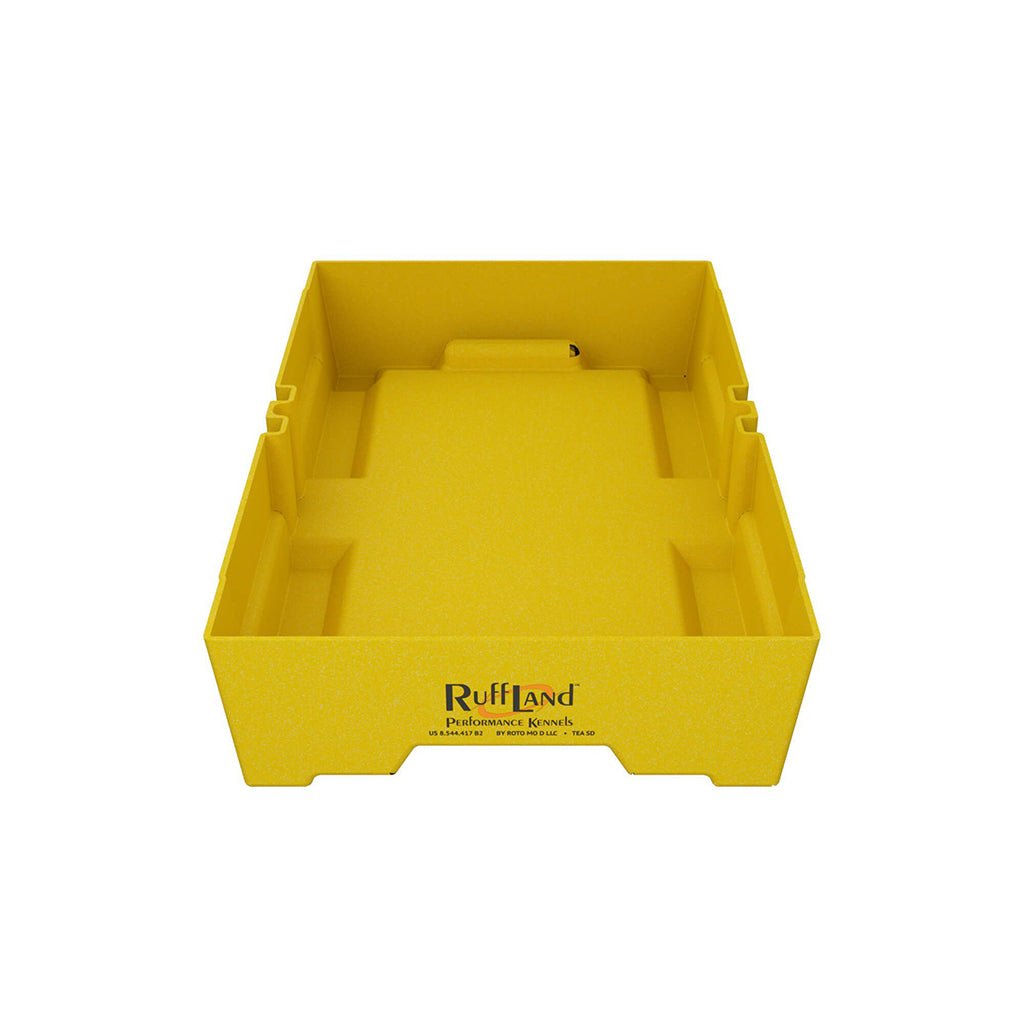 Ruff Land Kennels Tray and Gear Box Gen 2 Sunflower Yellow - Lion Country Supply