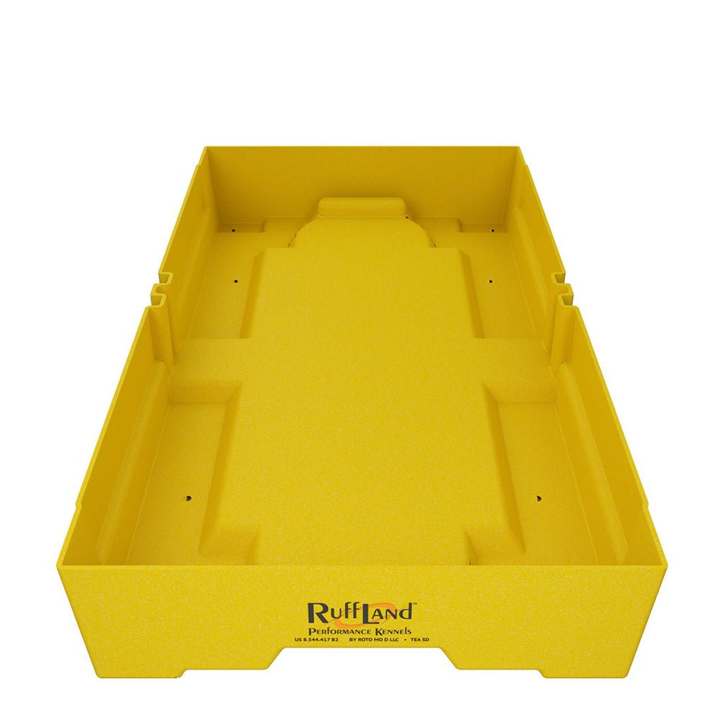 Ruff Land Kennels Tray and Gear Box Gen 2 Sunflower Yellow - Lion Country Supply