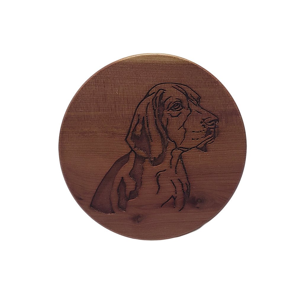 Selman's Turkey Calls Bird Dog Cedar Coaster