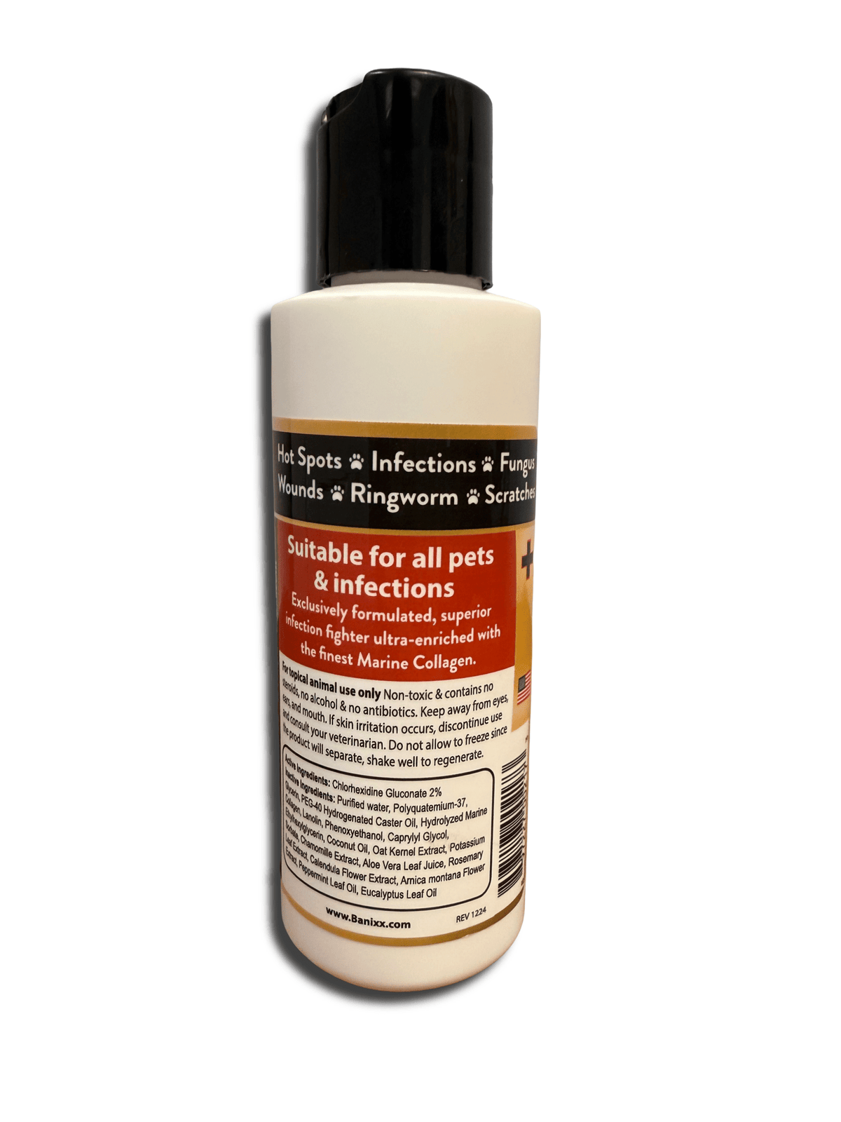Banixx Wound Care Pet Cream with Marine Collagen for Dogs, Cats & Hors