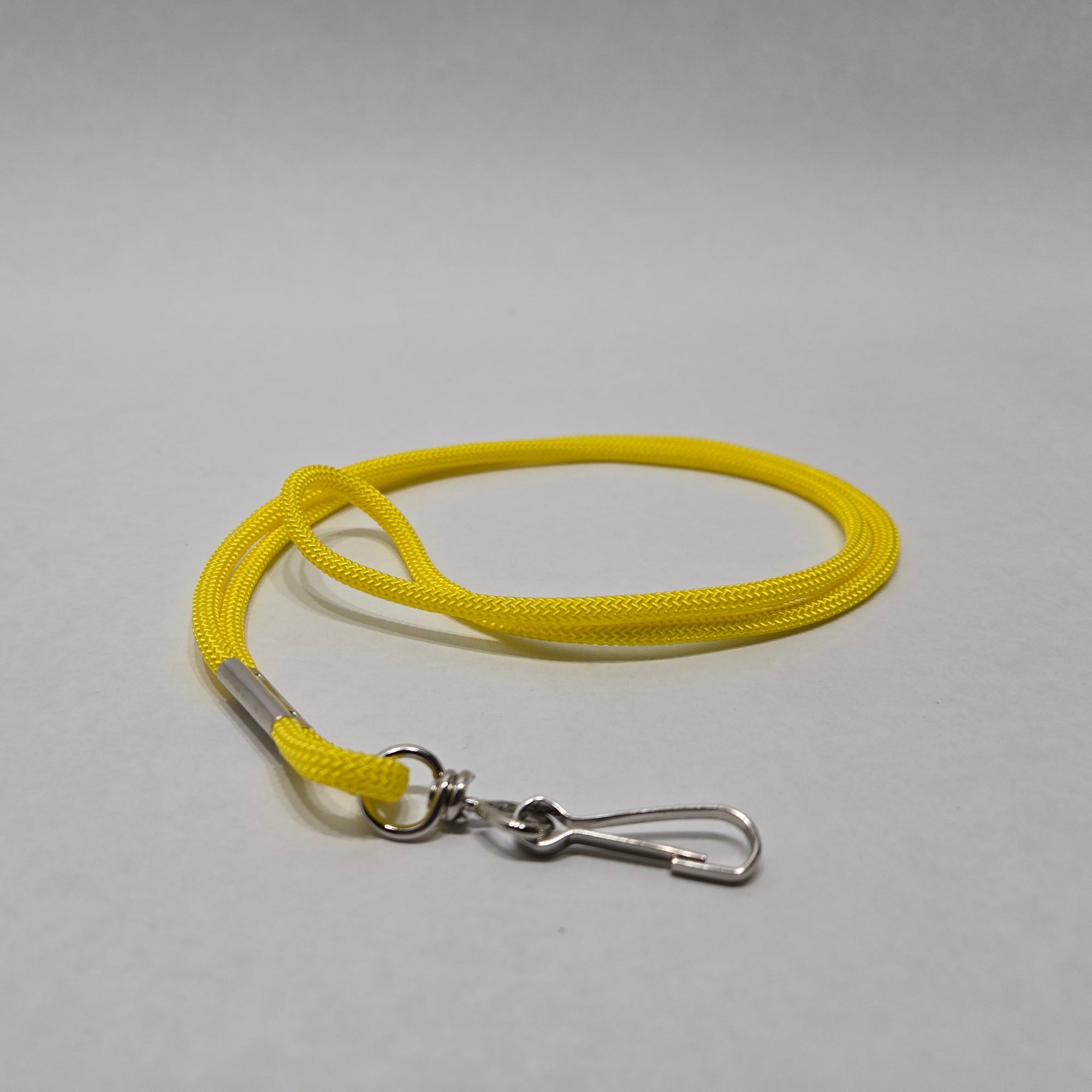 Deluxe Yellow Nylon Lanyard