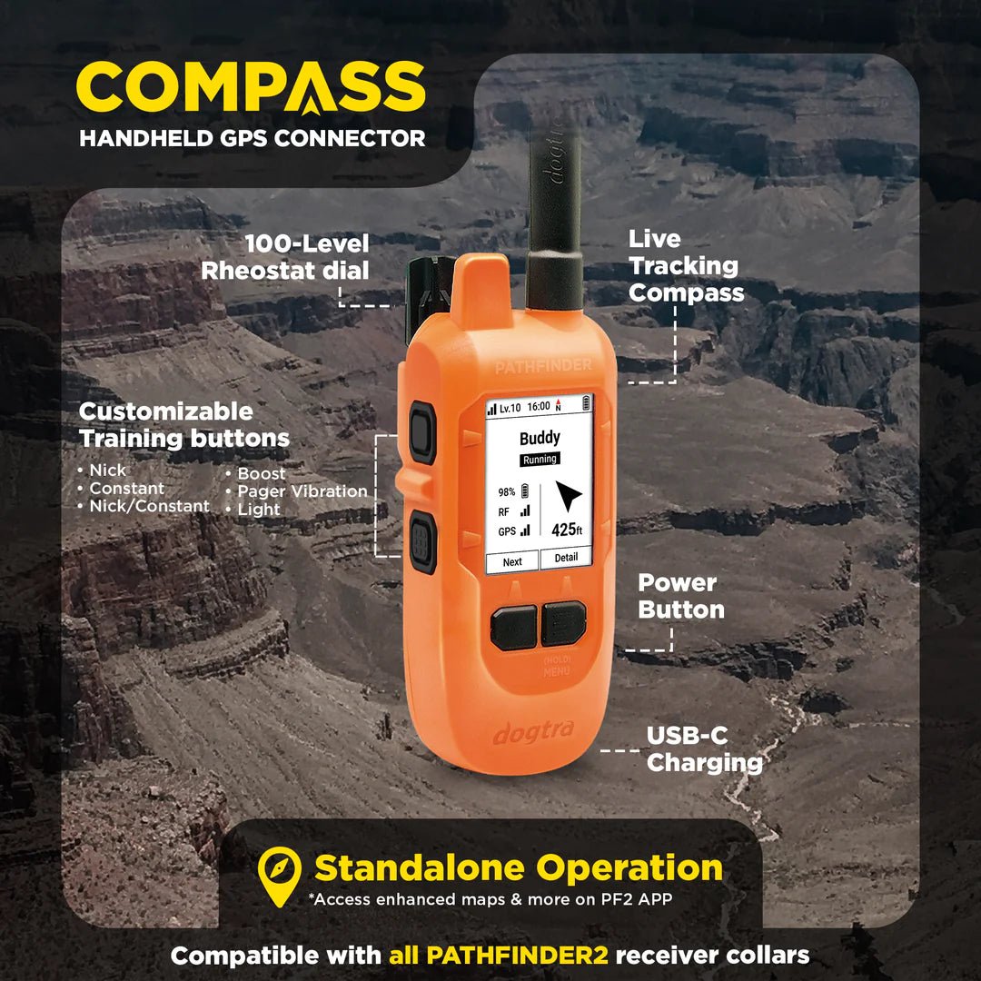 Dogtra Pathfinder 2 Compass Handheld GPS Connector - Lion Country Supply