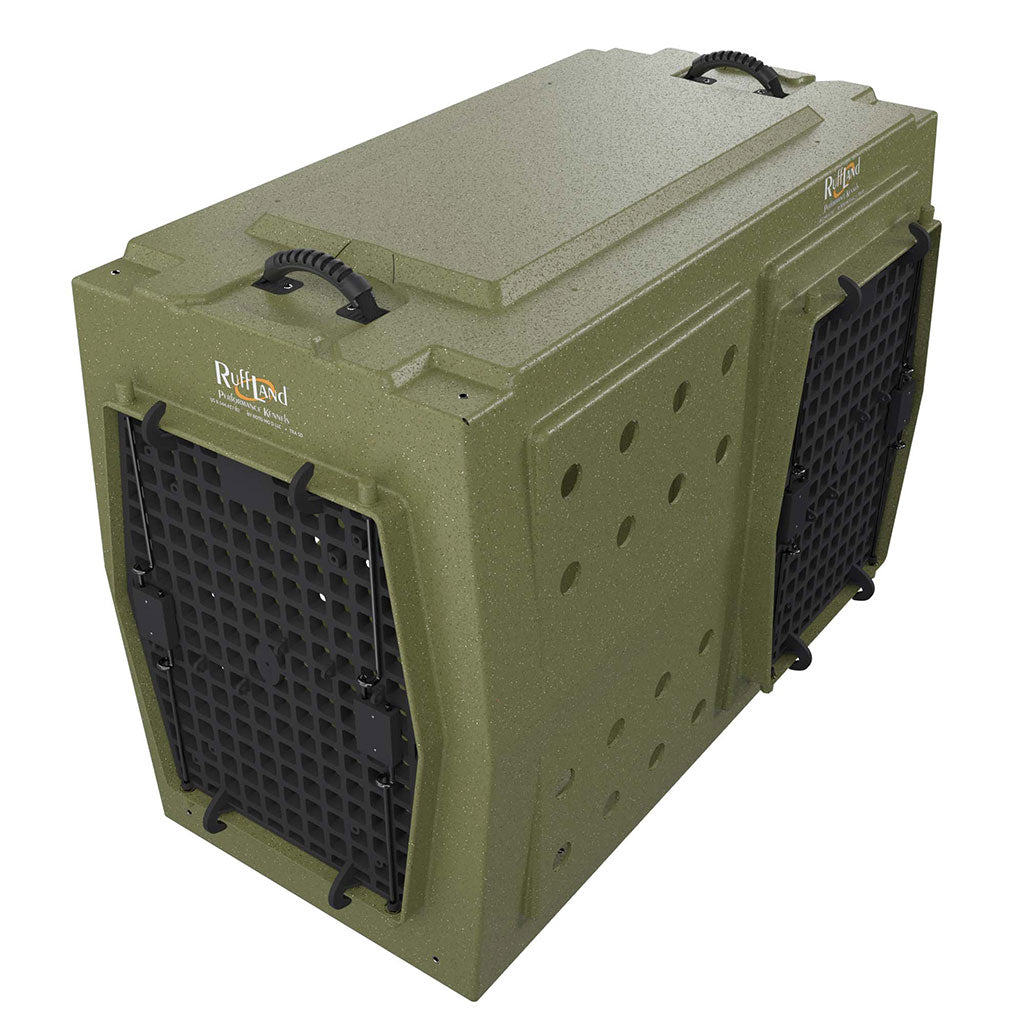 Ruff Land Performance Kennels Olive Green