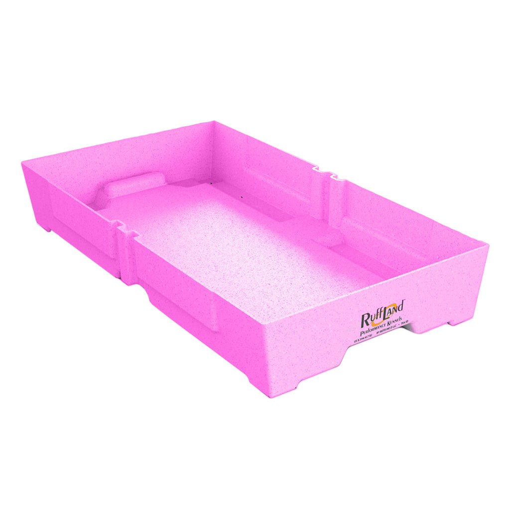 Ruff Land Kennels Ruff Land Kennels Tray and Gear Box Gen 2 Hot Pink – Hunting Dog Supply