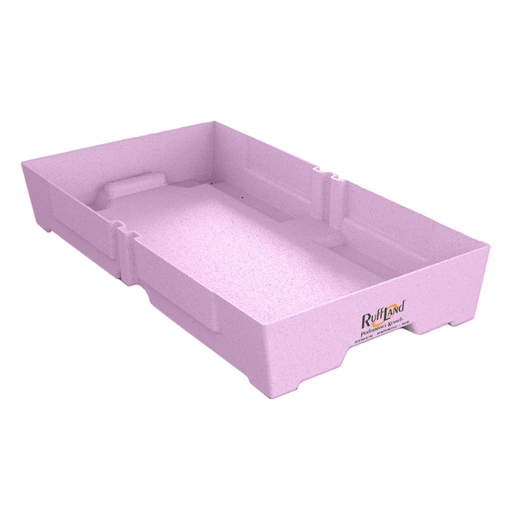 Ruff Land Kennels Ruff Land Kennels Tray and Gear Box Gen 2 Light Pink – Hunting Dog Supply