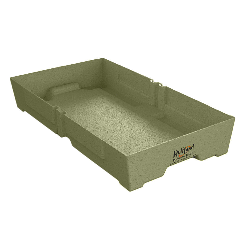Ruff Land Kennels Ruff Land Kennels Tray and Gear Box Gen 2 Olive Green – Hunting Dog Supply