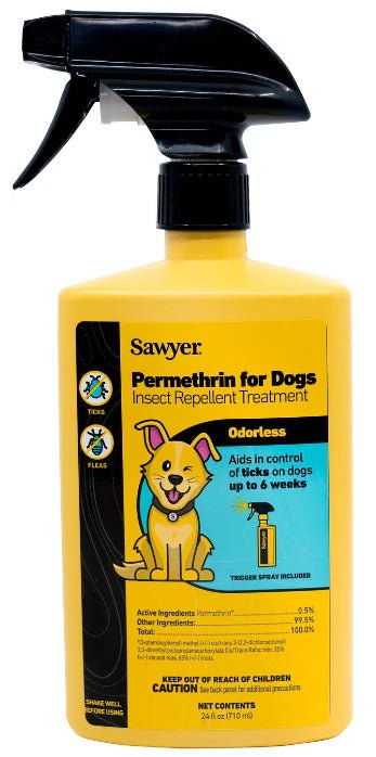 Sawyer Sawyer Premium DOG PERMETHRIN - Insect Repellent - 24 oz Trigger Spray – Hunting Dog Supply