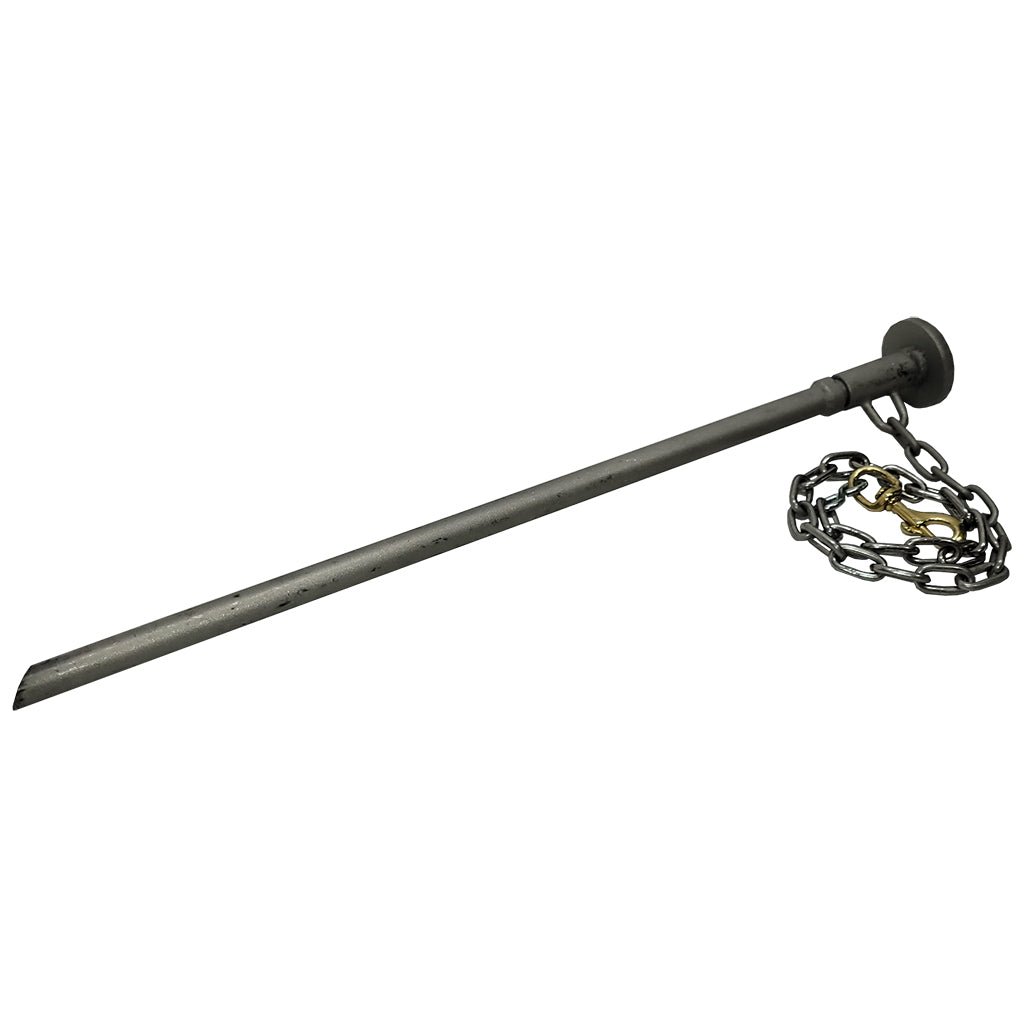 Lion Country Supply Stainless Steel Stakeout – Hunting Dog Supply