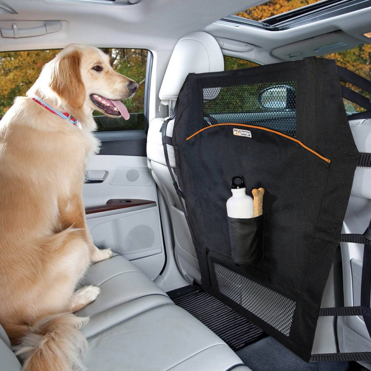 Kurgo Backseat Barrier for Dogs – Vehicle Safety Divider - Lion Country Supply