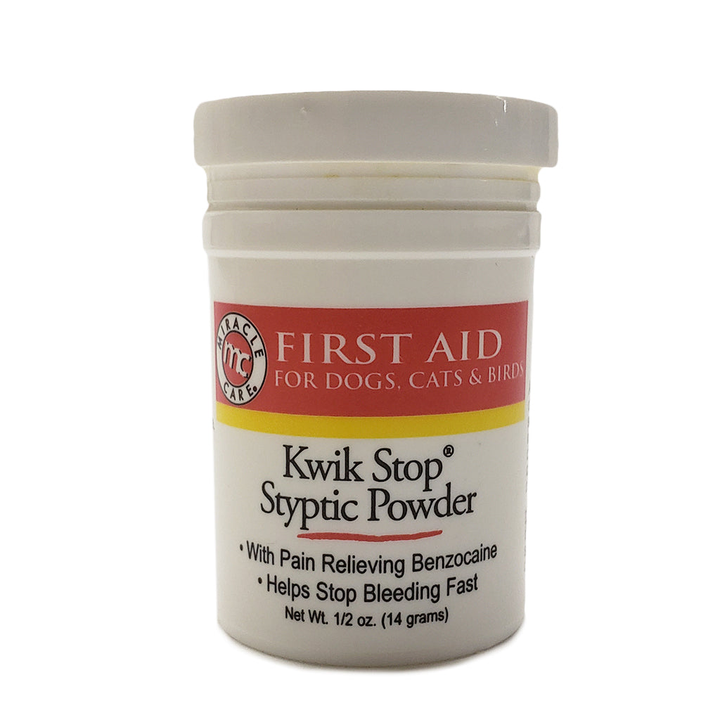 Kwik Stop Styptic Powder with Benzocaine - 0.5 oz
