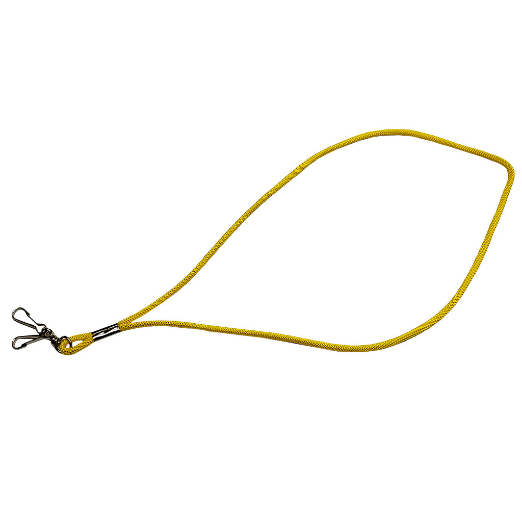 Deluxe Yellow Nylon Lanyard