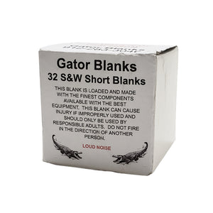 32 S&W Short Gator Black Powder Blanks