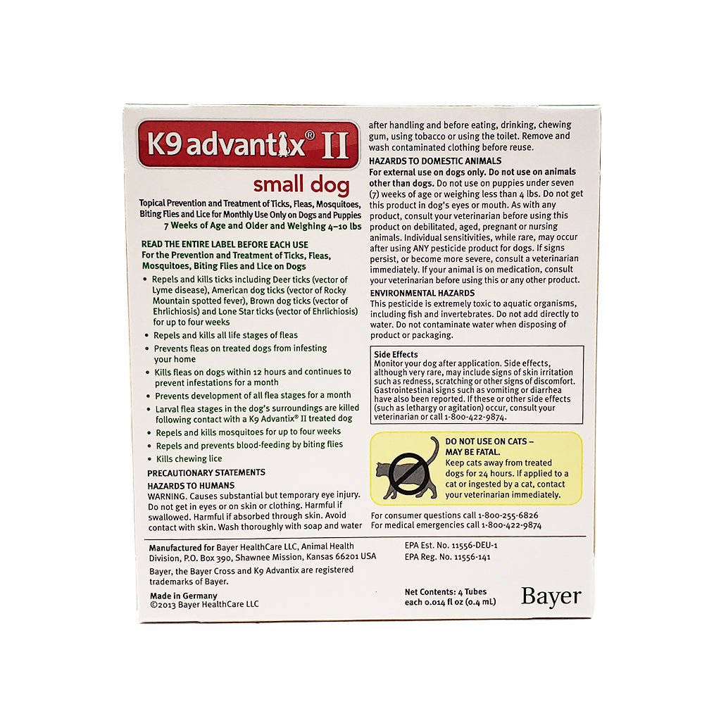 K9 Advantix II Flea and Tick Treatment Lion Country Supply