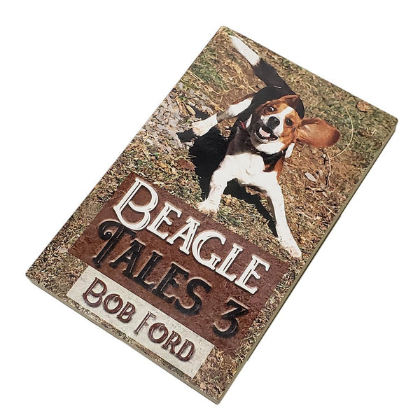 新作。手作り額付き作品　title「Let it BEAGLEワンコ」 Beagle Tales 3