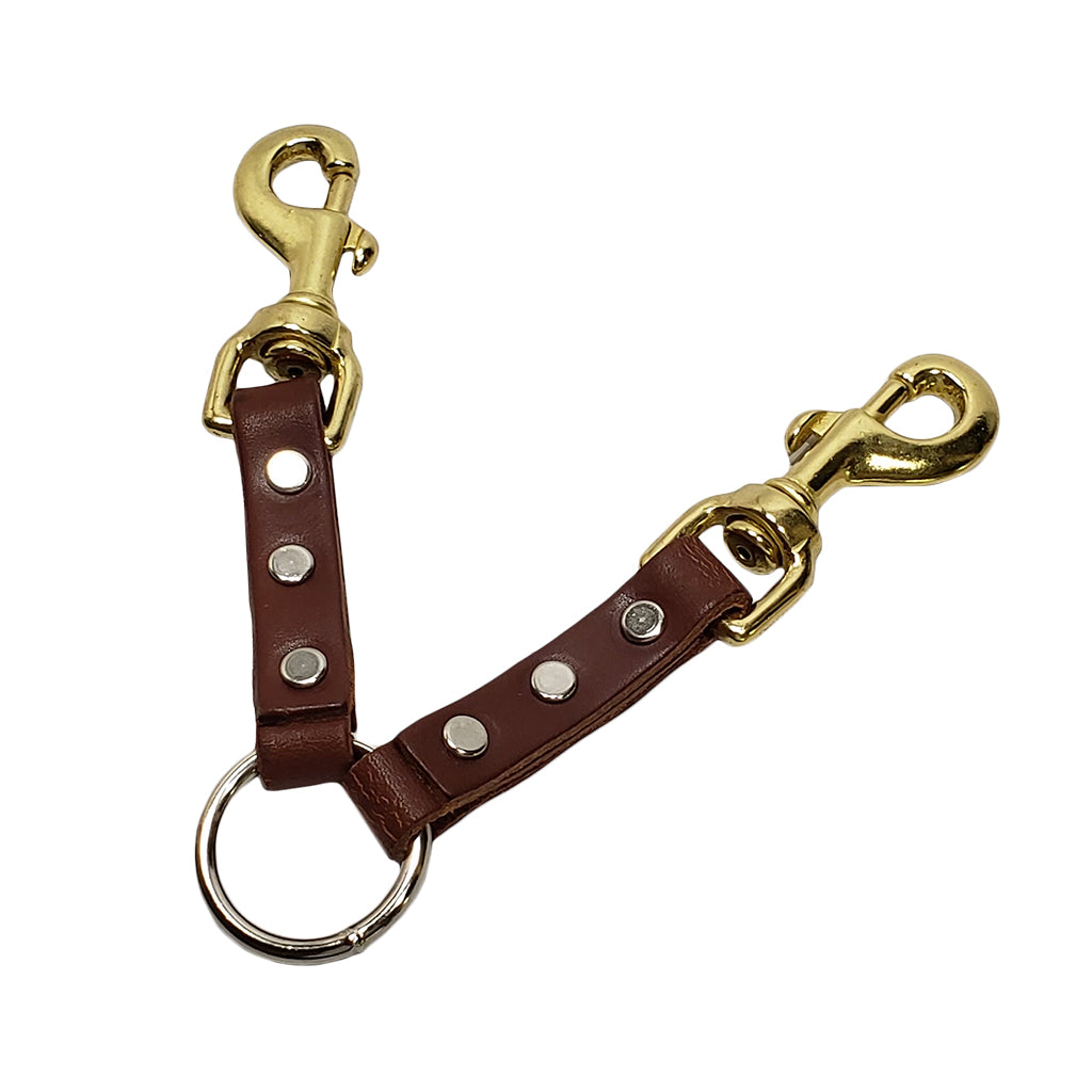 Omnipet 2-Dog Leather Coupler – Hunting Dog Supply