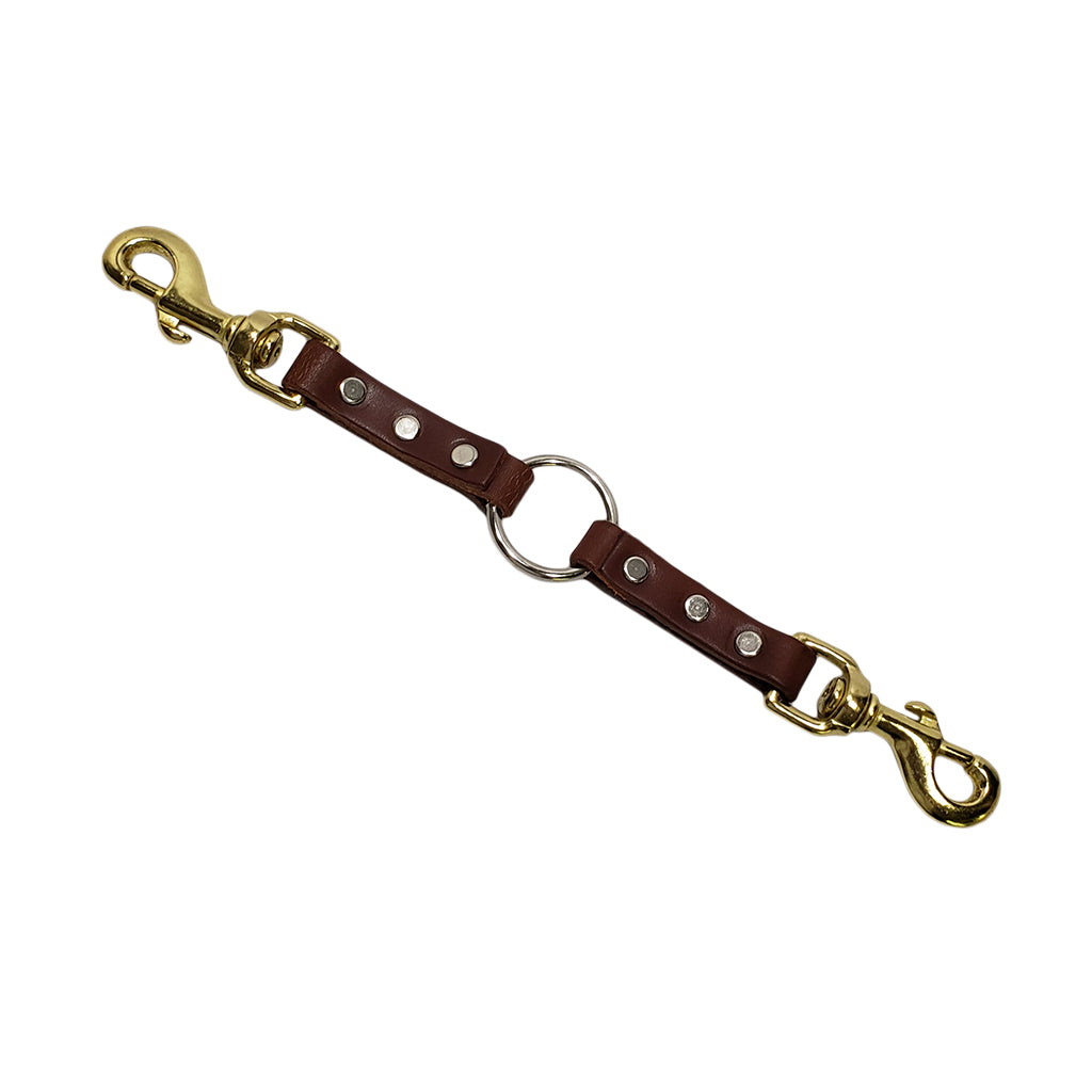 2-Dog Leather Coupler