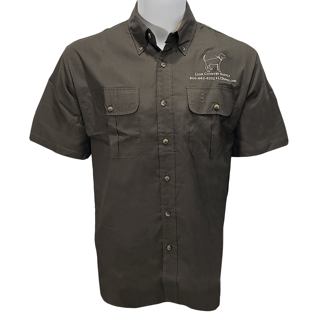 Boyt Harness Company LCS Logo Vented Mesh Back Short Sleeve Shirt – Hunting Dog Supply
