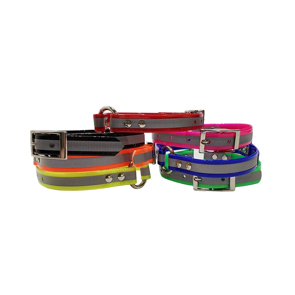 Omnipet LCS Reflective 3/4 Inch Dayglo O-Ring Collar – Hunting Dog Supply
