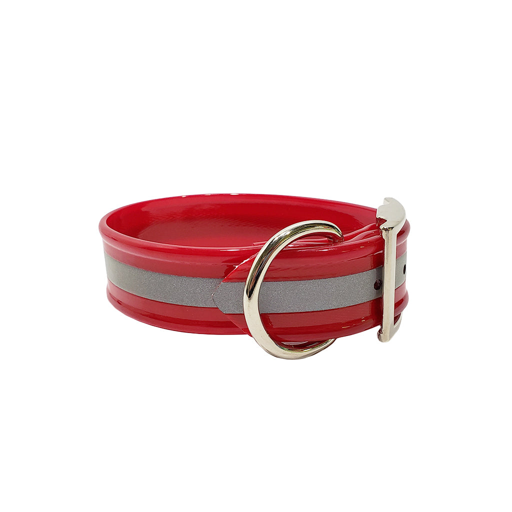 LCS Reflective Dayglo 1 1/2 Wide Dog Collar