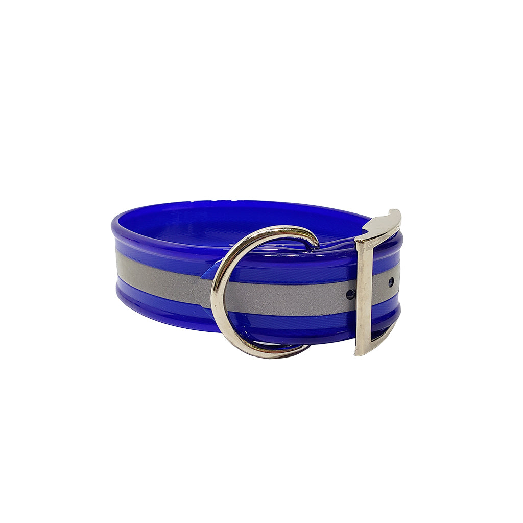 LCS Reflective Dayglo 1 1/2 Wide Dog Collar