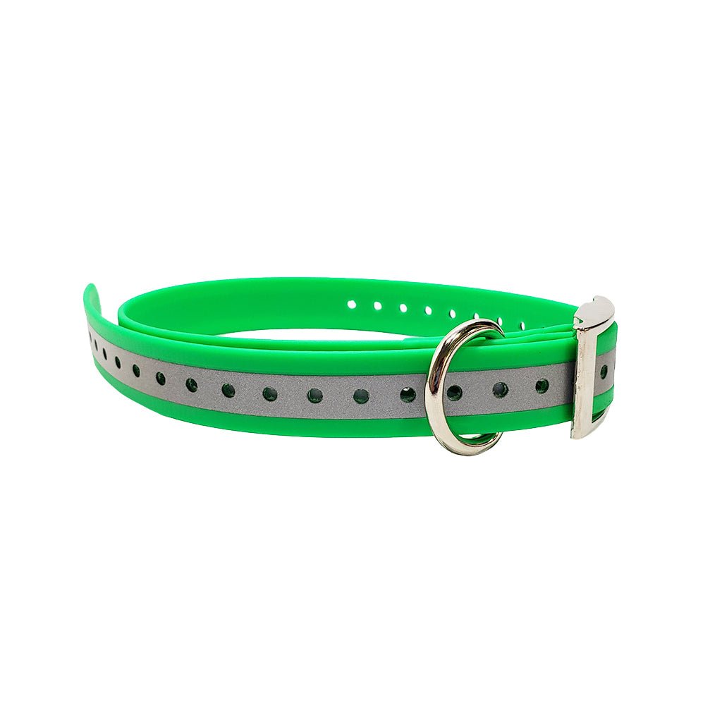 LCS Leather Feel 1 Inch Reflective Cut To Length Collar