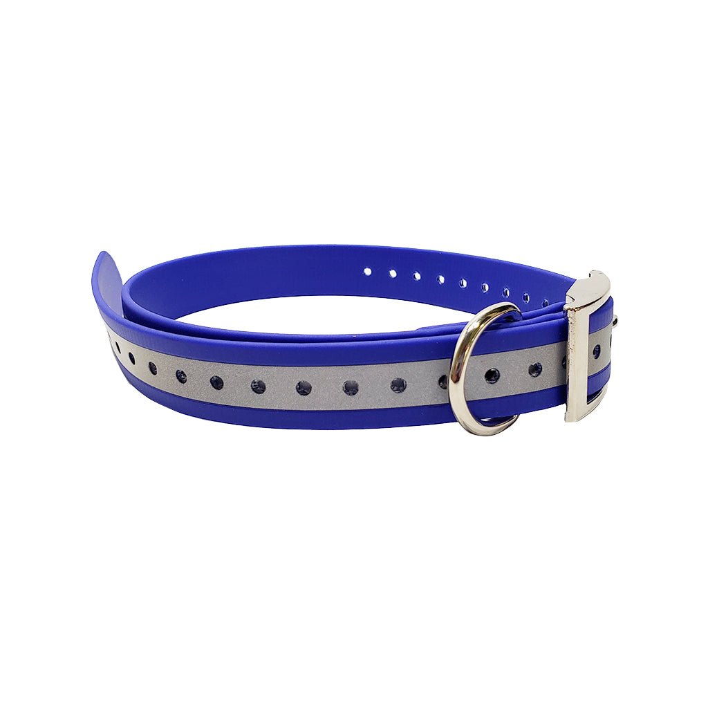 LCS Leather Feel 1 Inch Reflective Cut To Length Collar