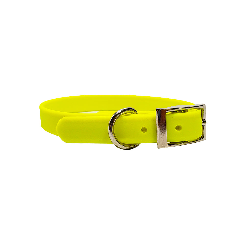 LCS 3/4 Inch Leather Feel D-Ring Collar