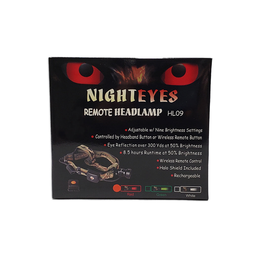 Night Eyes Wireless Remote Single Color Beam LED Headlamp Kit