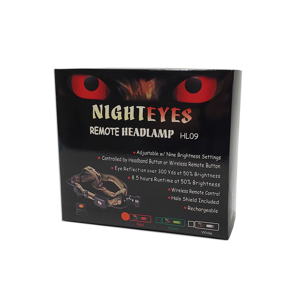 Night Eyes Wireless Remote Single Color Beam LED Headlanp Kit HL09