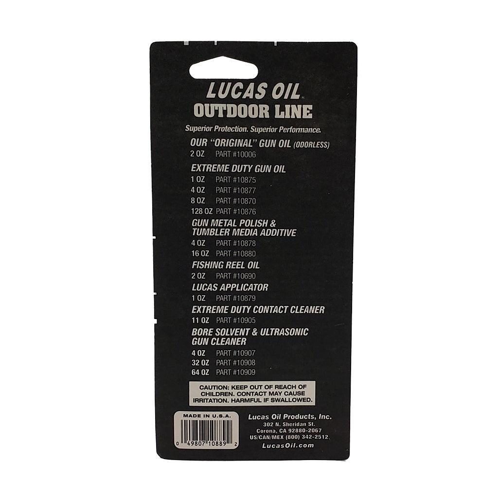 Lucas Oil Gun Metal Polish & Tumbler Media Additive - 4 Ounce