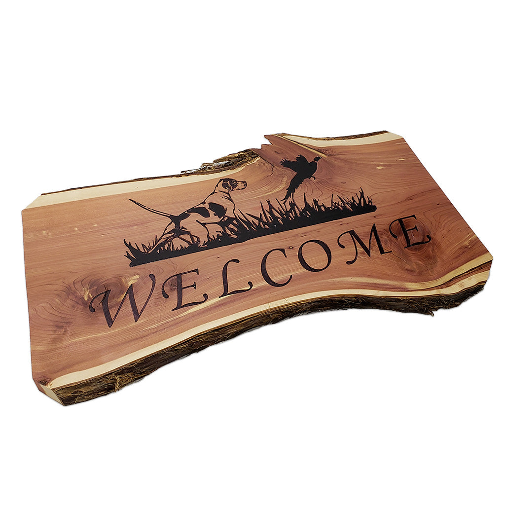 Selman's Turkey Calls Cedar Plaque