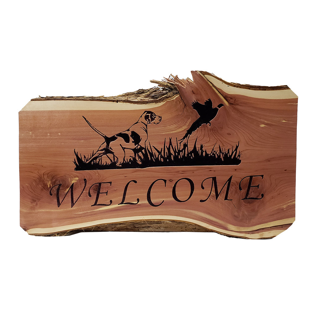Selman's Turkey Calls Cedar Plaque