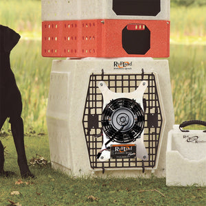 Ruff Land Kennel Turtle Plate 7 Inch Crate Fan