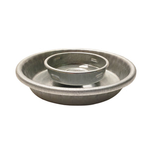 Bird Watering Mason Jar Bases - Galvanized