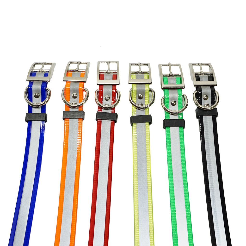 LCS Reflective Collar Strap - 6 Pack