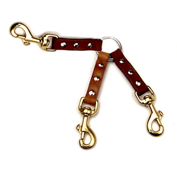 Omnipet Leather 3-Dog Coupler – Hunting Dog Supply