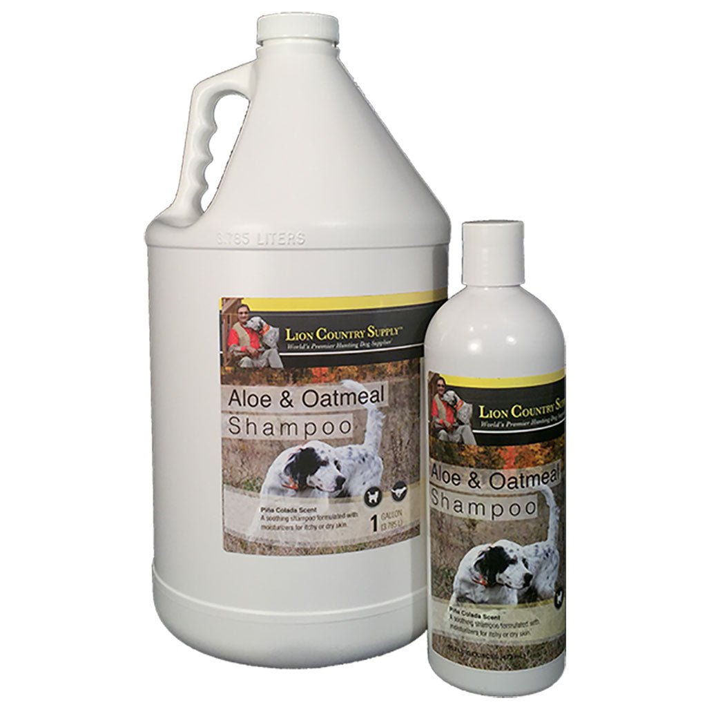 aloe and oatmeal dog shampoo Lion Country Supply Aloe Oatmeal Shampoo 1 Gallon