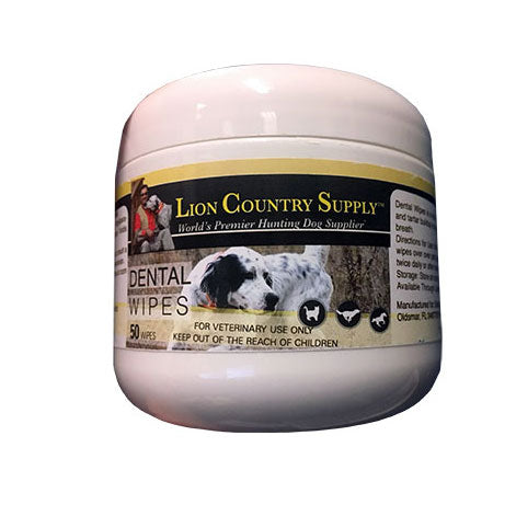 Lion Country Supply Lion Country Supply Dental Wipes – Hunting Dog Supply